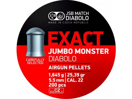 Diabolo JSB Exact Jumbo Monster 200ks cal.5,52mm