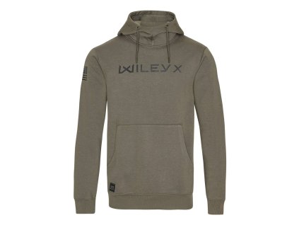 Mikina klokanka WX URBAN zelené logo ZELENÁ (velikost 3XL)