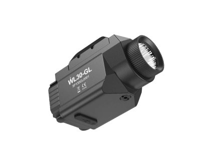 Svítilna WL30 na pistoli dobíjecí s laserem, 650 lumenů  + Doprava zdarma na další nákup