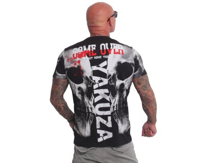 Pánské triko Yakuza Skull V03 24076 black (Velikost S)