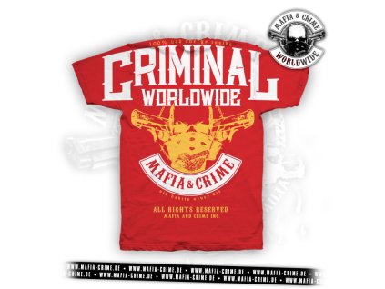 MC Mafia & Crime Worldwide Bad Energy red (Velikost M)