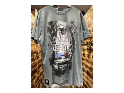 MC Mafia & Crime Fuck The Police anthrazit (Velikost XXL)