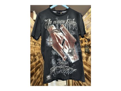 MC Mafia & Crime In Nomine Patris Black (Velikost S)