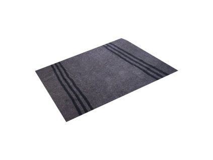 Deka UNI 195x150 cm ŠEDÁ s pruhy