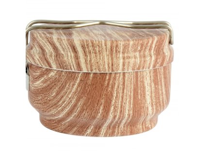 Ešus hliníkový třídílný teflonový PTFE WOOD