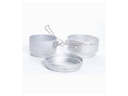 Nádobí jídelní AČR / Ešus 3ks ALU ARMY použité