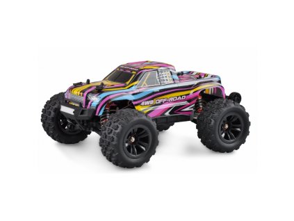 Amewi RC Hyper Go Monster Truck brushless 4WD 1:16 RTR, modročervený