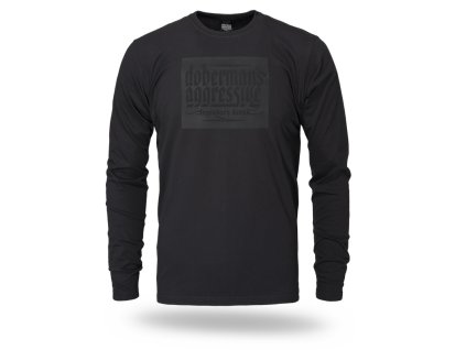 Pánské triko s dlouhým rukávem Dobermans Aggressive Rubber Logo LS353A