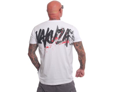 Pánské triko Yakuza Brushed 24048 white (Velikost M)