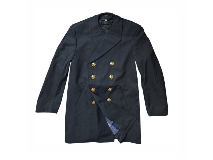 Kabát NAVY BW se zlatými knoflíky MODRÝ