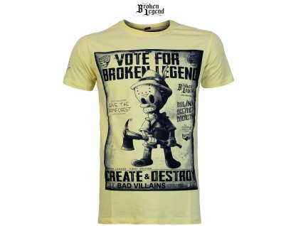 Pánské triko Yakuza Premium 007 yellow