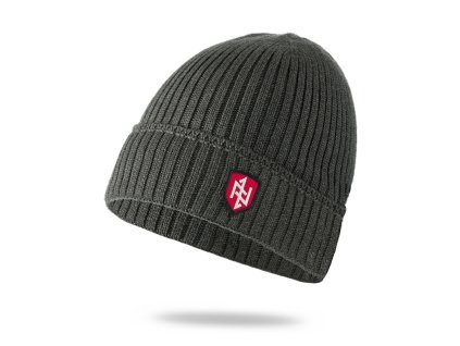 Dobermans Aggressive Dobrman’s Aggressive PLETENÁ ZIMNÍ ČEPICE DOBERMAN'S DEFENCE olive (Velikost one size)