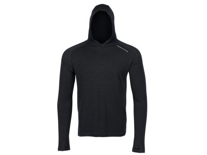 Mikina funkční LOCHSA MERINO ČERNÁ (velikost L)