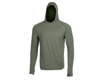 Mikina funkční LOCHSA MERINO LODEN ZELENÁ (velikost L)