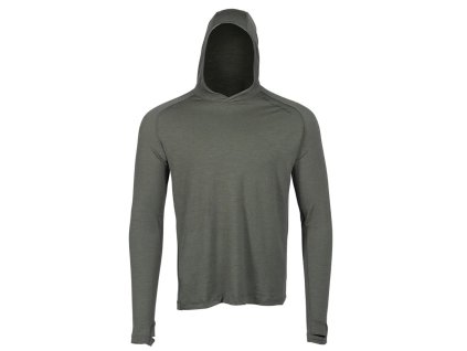 Mikina funkční LOCHSA MERINO SLATE ŠEDÁ (velikost L)