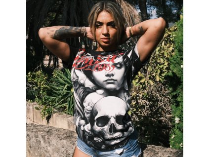 Dámské triko Yakuza Angelic Urban 25121 black (Velikost XS)