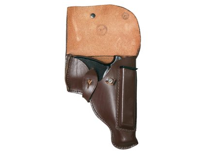 Pouzdro pistolové MAKAROV kožené HNĚDÉ použité