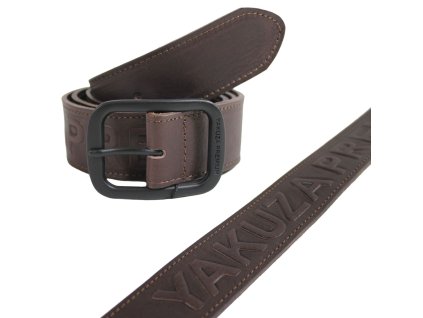 Kožený pásek Yakuza Premium 2970 dark brown (Velikost 90)