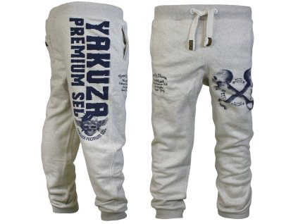 Yakuza Premium Pánské tepláky 3829 grey melange