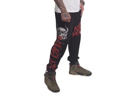 Pánské tepláky Yakuza Horned FU Casual 25037 black