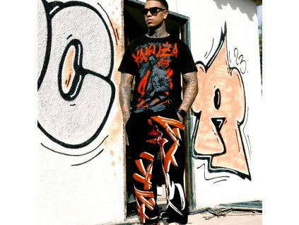 Pánské tepláky Yakuza Dantai Loose 25036 black (Velikost M)