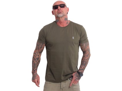 Pánské triko Yakuza Plain Regular Basic 25048 grape leaf (Velikost M)