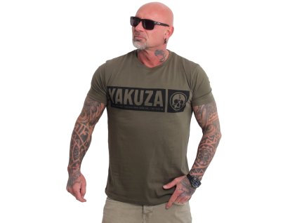 Pánské triko Yakuza Bleak Regular Basic 25046 grape leaf