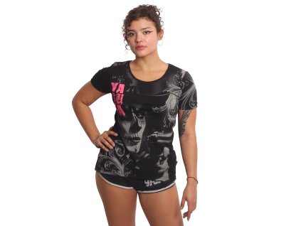 Dámské triko Yakuza Tribes Long Tail 25120 black (Velikost S)