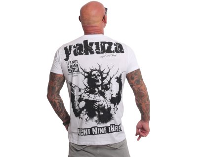 Pánské triko Yakuza Dynamite Regular 25016 white (Velikost M)