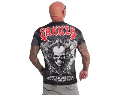 Pánské triko Yakuza Ahole Regular 25020 black (Velikost M)