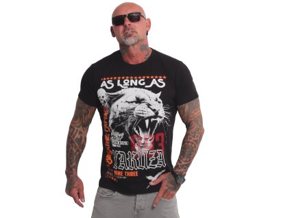 Pánské triko Yakuza Wildcat Regular 25015 black (Velikost M)