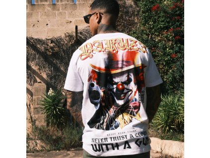 Pánské triko Yakuza Like A Clown Regular 25022 white (Velikost M)