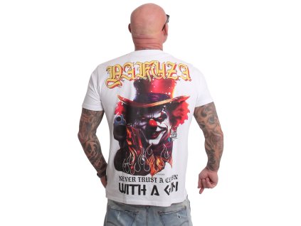 Pánské triko Yakuza Like A Clown Regular 25022 white