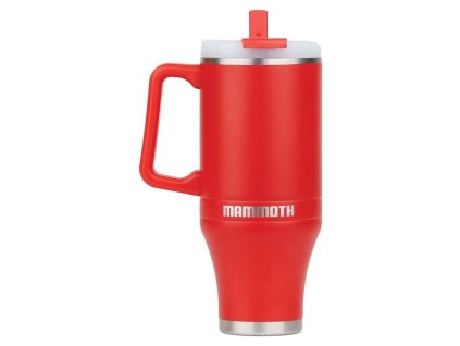 Hrnek termo s brčkem 1,2 l ČERVENÝ