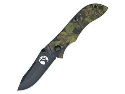 Nůž zavírací CAMO LEAVES hladké ostří