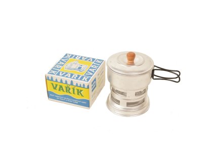 Kapesní skládací lihový vařič "VAŘÍK" hliníkový