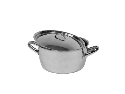 Hrnec 18 cm s poklicí nerezový 2 litry