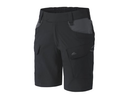 Kraťasy dámské OTS® VersaStretch® Lite 8,5" krátké ČERNÉ/SHADOW GREY (velikost 3XL)