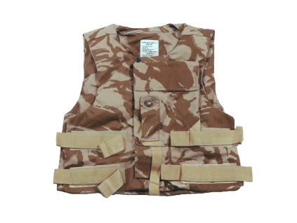 Vesta britská FLAK cvičná s výplní DPM DESERT použitá (velikost 170/100)