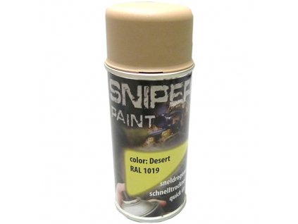 Barva ARMY ve spreji 150ml RAL 1019 / DESERT - PÍSKOVÁ