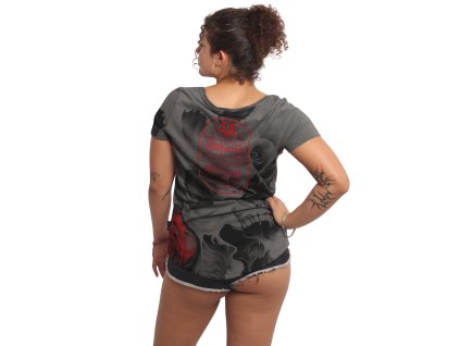 Dámské triko Yakuza Floating Curved Crew 25114 black (Velikost S)