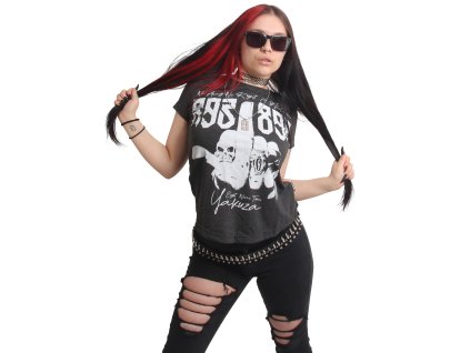 Dámské triko Yakuza Shot Curved Crew 24147 anthrazite (Velikost XL)