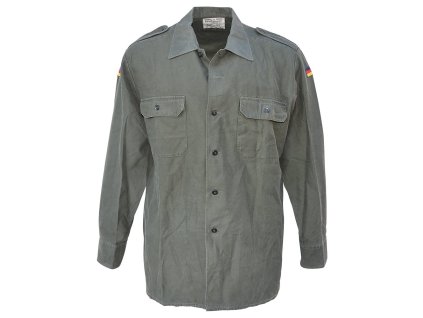 Košile BW polní ZELENÁ použitá (velikost 37/38)