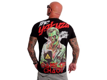 Pánské triko Yakuza Chaos Regular 25033 black (Velikost M)