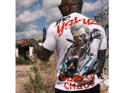 Pánské triko Yakuza Chaos Regular 25033 white (Velikost M)