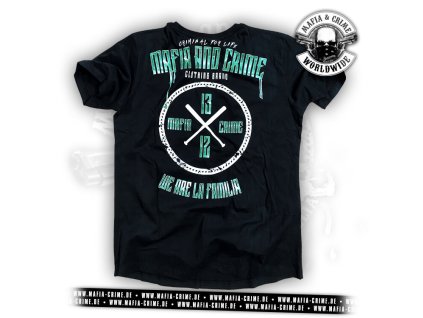 Pánské triko Mafia & Crime Criminal For Life black (Velikost M)