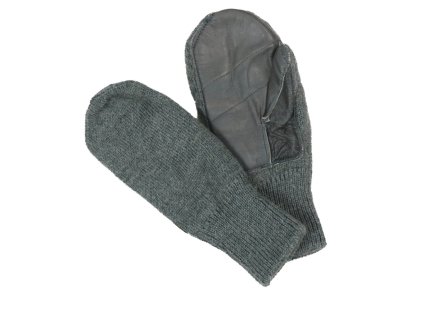 Rukavice palčáky ŠVÝCARSKÉ vlněné ŠEDÉ