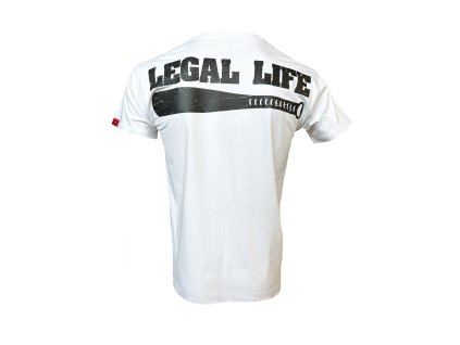 Pánské triko LEGAL LIFE Baseball Legend white