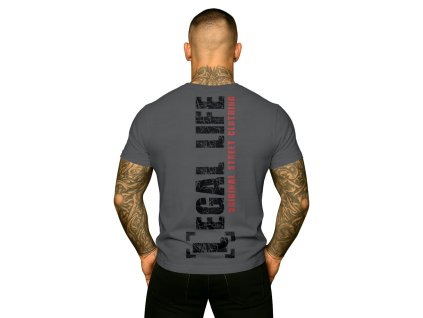 Pánské triko LEGAL LIFE Original Streetwear anthrazit (Velikost M)