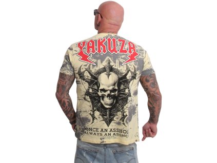Pánské triko Yakuza Ahole Regular 25020 french banana (Velikost M)